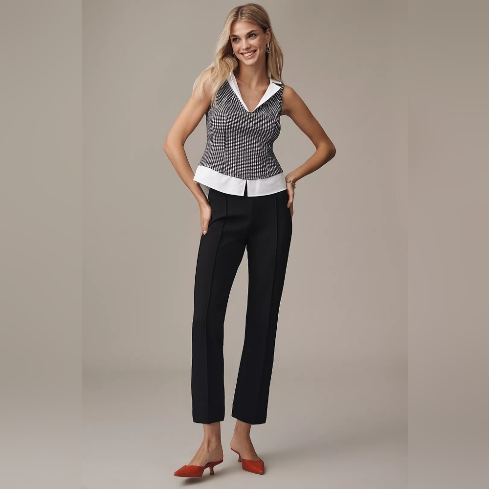The Poppy Kick-Flare Pull-On Pants by Maeve